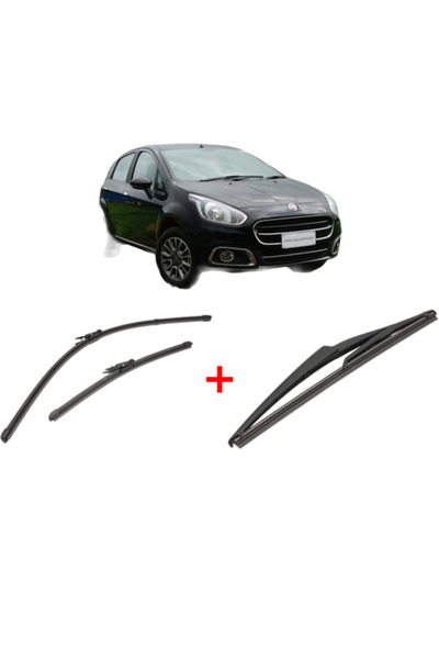 VALEO Set de 3 ștergătoare FIAT PUNTO EVO (199_) 2008-2012, pentru parbriz și...