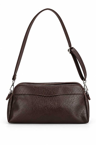 Sellini Solenne Women's Crossbody Black Shoulder Bag Zippered Strap Daily Bag