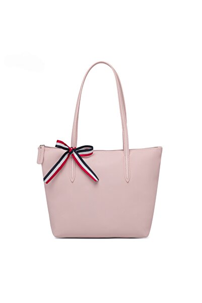 COANDCO Women Medium Tote Bag, Shoulder Handbag with Red White Blue Stripe Bo...