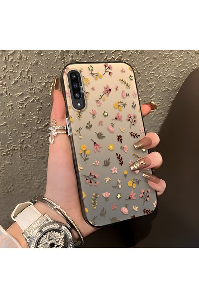 CHICASELUX حافظة هاتف سامسونج جالاكسي A50/A50S/A30S متوافقة مع تصميم زهرة صغي...