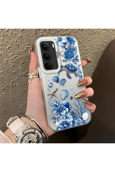 CHICASELUX غطاء Realme C75 4G المتوافق مع شبكة الجيل الرابع بتصميم السلحفاة ا...