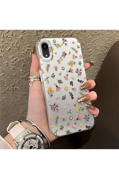 CHICASELUX iPhone Xr Compatible Simple and Stylish Tiny Floral Pattern Phone ...