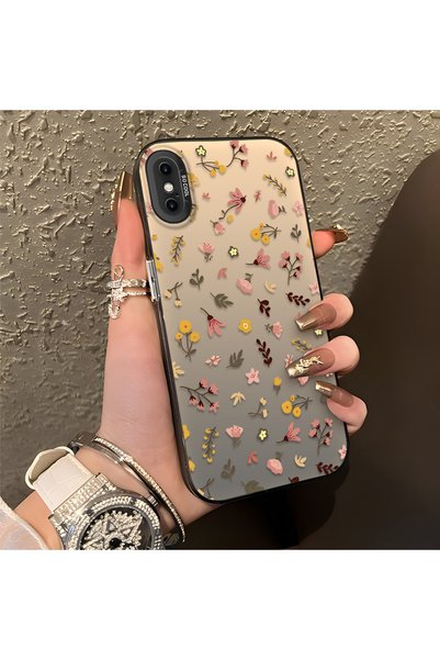 CHICASELUX حافظة هاتف متوافقة مع iPhone X/XS، بتصميم بسيط وأنيق على شكل زهرة ...