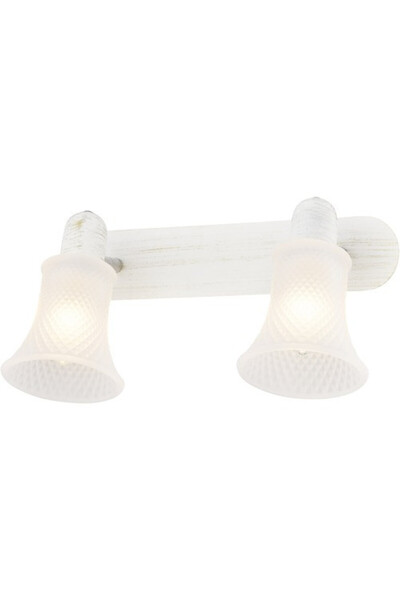 Klausen Aplică de perete Snow LY-1040, 2xE14, alb+auriu, IP20