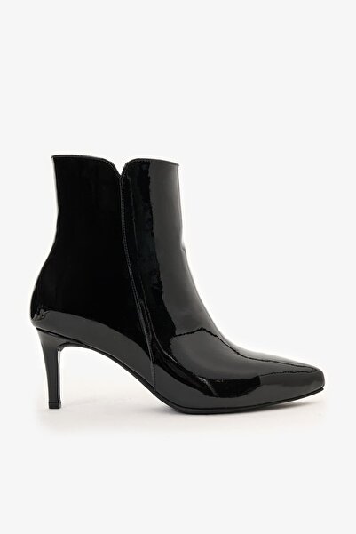 Louis Cardy Lando Black Patent Leather Women's Heeled Boots