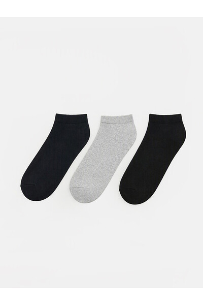 LC Waikiki Men's Bootie Socks 3-Pack for Style Enthusiasts from Uzg Store