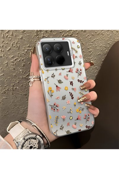 CHICASELUX Mi 15t Pro Compatible Simple and Stylish Small Floral Pattern Phon...