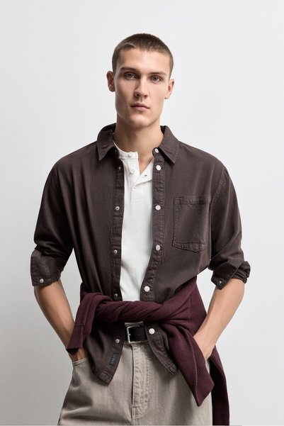 LEFTIES ERKEK Hafif denim ince ceket