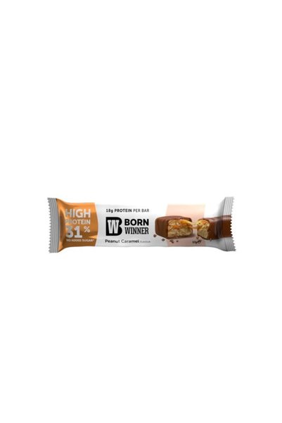 Born Winner Baton proteic Deluxe - Baton Proteic, Arahide și Caramel, 57 g