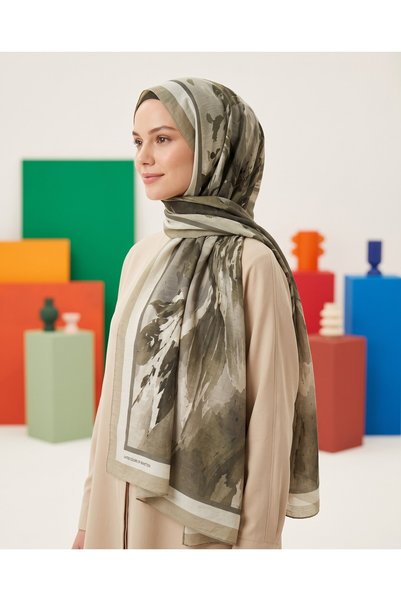 United Colors of Benetton شال فيسكوز بينيتون - فيوري - 1043-015 - كريمي