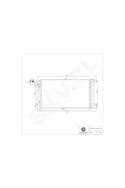 ESEN SKV Radiator climatizare Audi A1 Seat Ibiza IV Skoda Fabia II III VW Pol...