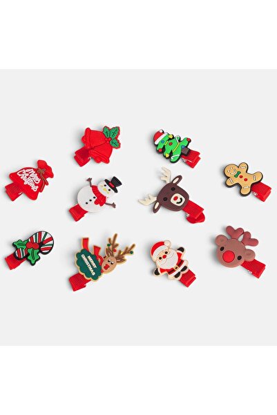 DD SHOP Cleme par 10buc ros cauciuc fig.cra - Accesorii Craciun