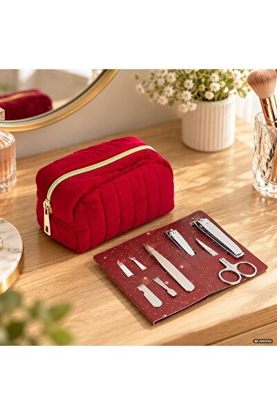 DD SHOP Set manichiura cra premium-portfard - Accesorii Unghii-Machiaj Craciun