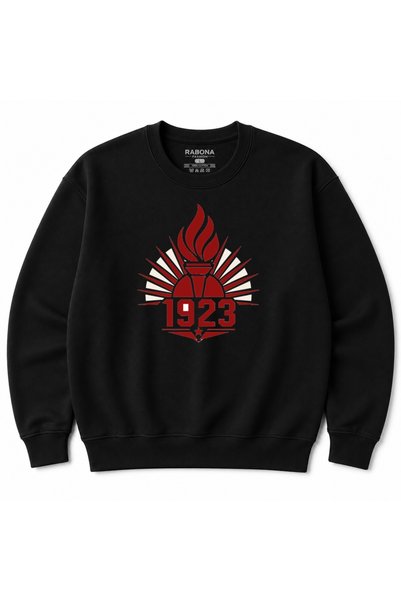 Rabona Fashion 1923 Суитшърт с кръгло деколте Torch