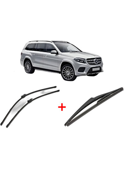 VALEO Set of 3 wipers MERCEDES-BENZ GLS (X166) 2015-2019, for windshield and ...