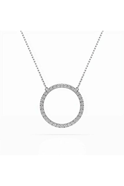 G&T JEWELS Μινιμαλιστικό Κολιέ από Μασίφ Χρυσό με Στρογγυλό Διαμάντι – 0,20 ct