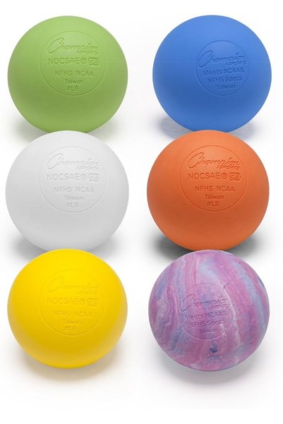 Champion Sports Official Lacrosse Balls - Multiple Colors in Packs of 1, 2, 3...