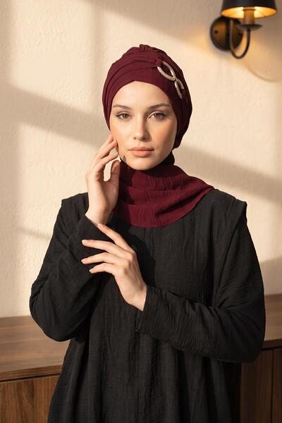 Aisha's Design Elegantan gotov turban sa metalnim dodacima, HT-94