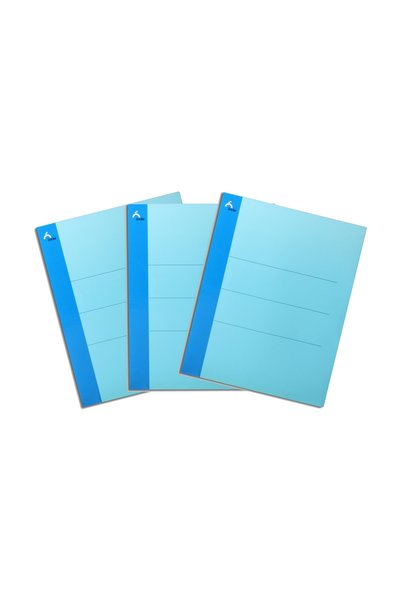 Önder Tak Tak Büyüyen Dosya 3'Lü Set Blue A4 Expanding Bellows Archive File 1...