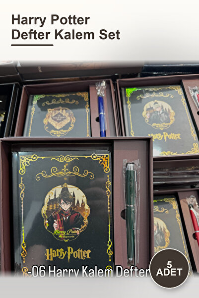 Yenilig 5 Adet Harry Potter Defter Kalem Set