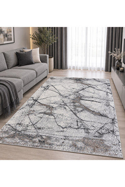 DeltaDesign Covor Sufragerie/Dormitor, Model Itea 42017/162, Gri