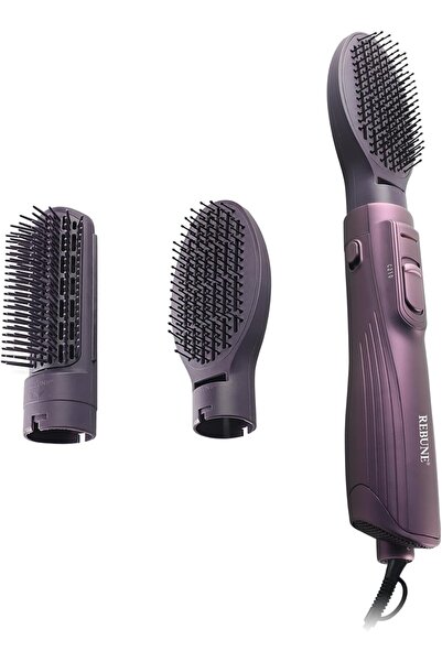 rebune Hair Dryer Brush with 2 Brushes, 2 Heat and Cold Air Levels Hot Air St...