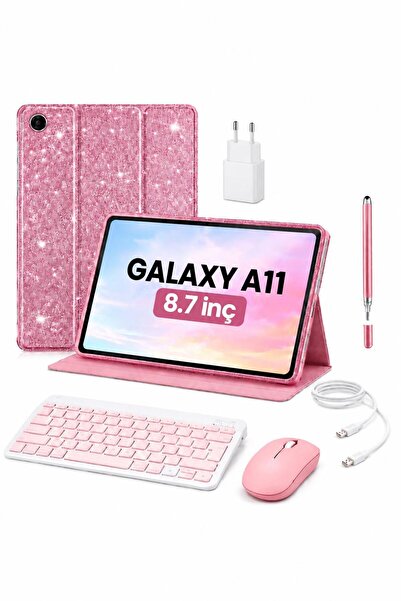 Samsung Galaxy Tab A11 4GB 64GB 8,7' TABLET+KILIF+KLAVYE+MOUSE+ŞARJ ALETİ(KAL...