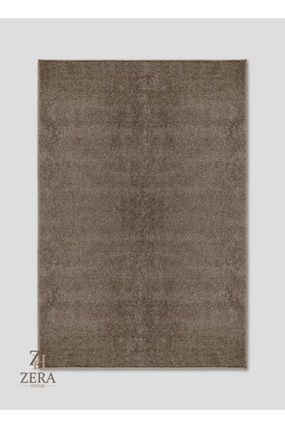 Zera Home Düz Açık Kahverengi Dokuma Halı 17 mm Kalınlık Modern Salon ve Otur...