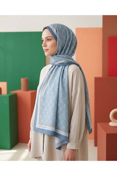 United Colors of Benetton Benetton Viscose Shawl - Fiore - 1041-036 - Baby Blue