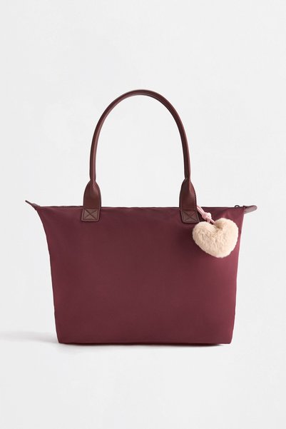LEFTIES Kalp charm'lı shopper çanta