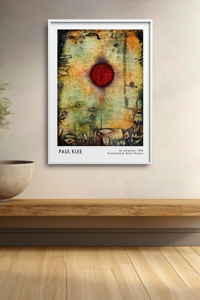 HOMEPACK Paul Klee Ad Marginem Tablosu Poster înrămat Artă modernă Decor de p...