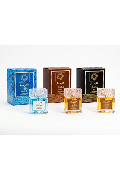 haiba Set 3 parfumuri arabesti UNISEX NB, BUNI, WAHAH, APA DE PARFUM 100ML