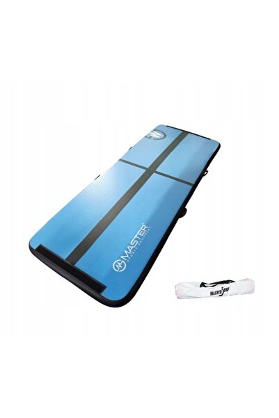 Master Saltea gonflabilă de gimnastică AirTrack 300 x 100 x 10 cm Albastru-Negru