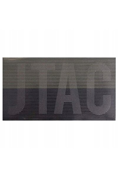NO BRAND JTAC Patch mare polonez cu steag subțire - Negru/Borea