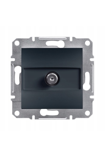 Schneider Electric SAT SOCKET 1dB FINAL SCHNEIDER ASFORA ANTRACIT