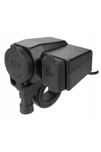 NO BRAND Priză brichetă auto EXTRA ETANȘĂ 5V 12V