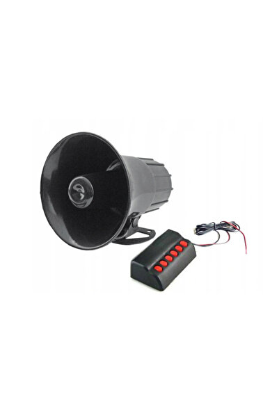 dbautomotive MEGAFON A2J73 SIRENĂ POLICEI PENTRU AUTO 12V 6 TONURI