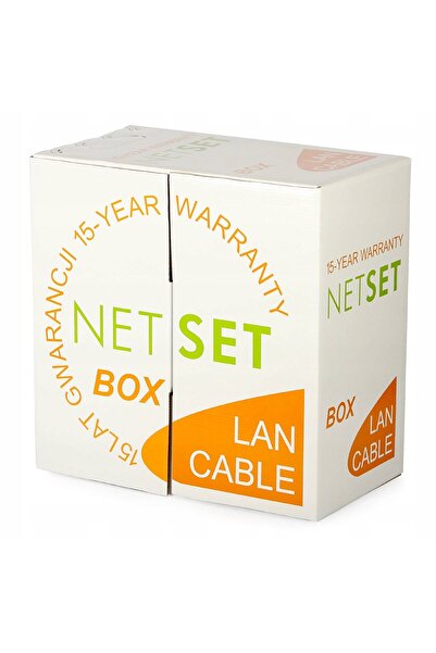 netset Cablu U/UTP 5e intern, pereche torsadată, 305
