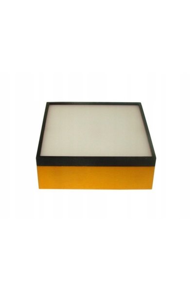 NO BRAND Panou LED Sadok auriu negru 10W DW