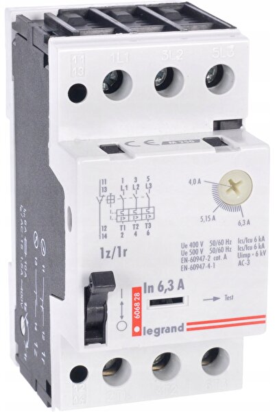 Legrand ÎNTRERUPĂTOR MOTOR M250 1R/1Z 6,3A 606828
