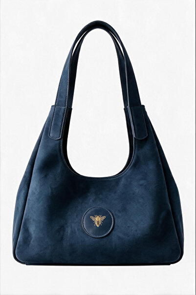 BeeBlack Brown Bee Model Suede Women's Shoulder Bag - Women's Suede Waterproof Shoulder Bag