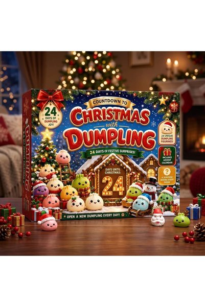 Generic Brand Calendar de Advent 2026 cu 24 de figurine de Crăciun în formă d...