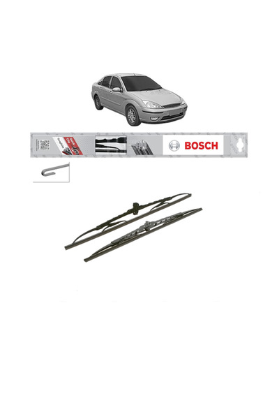 Bosch Set de 2 ștergătoare FORD FOCUS I Sedan (DFW) 1999-2005, Tip Standard C...
