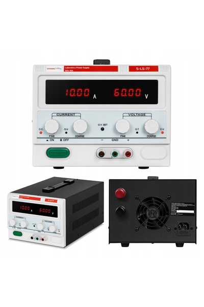 Stamos Soldering S-LS-77 0-60V 0-10A Sursă de alimentare de laborator în comu...