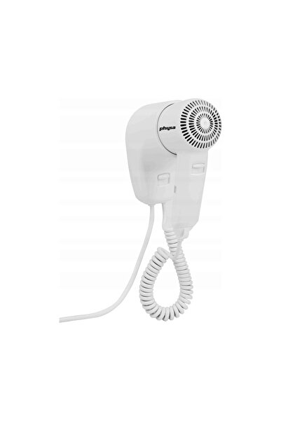 Physa Uscător de păr de hotel, montat pe perete, alb, 1200W, PURUS