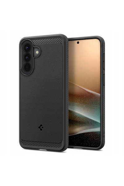 Spigen Husă de protecție robustă tip armură pentru Samsung Galaxy A57 5G - Negru