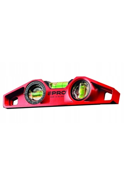 PRO Poziometru tip torpedou cu unghi reglabil, de 25 cm