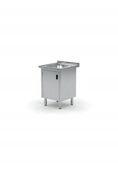HENDI Chiuvetă de catering cu dulap cu uși batante sudate 60x60x