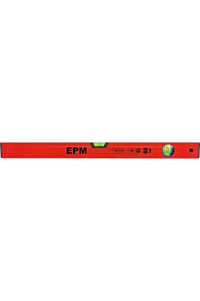 EPM Nivelă și indicator orizontal pictate, 120 cm