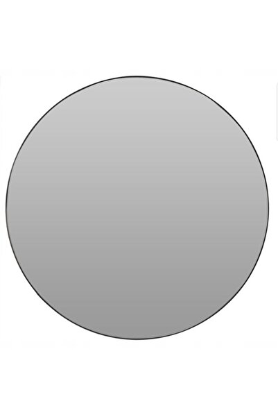 Koopman Oglindă de perete neagră rotundă 55 cm